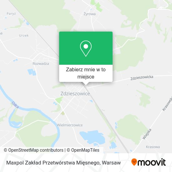 Mapa Maxpol Zakład Przetwórstwa Mięsnego