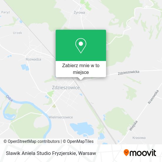 Mapa Slawik Aniela Studio Fryzjerskie