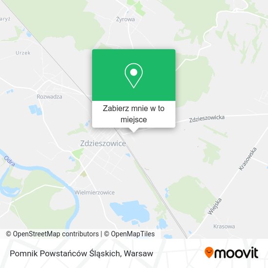 Mapa Pomnik Powstańców Śląskich