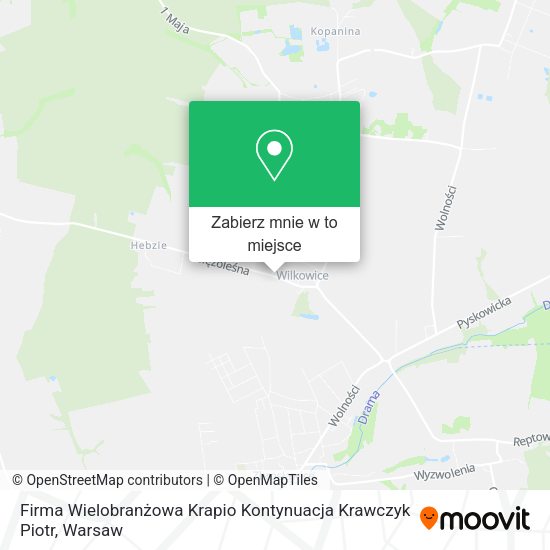 Mapa Firma Wielobranżowa Krapio Kontynuacja Krawczyk Piotr