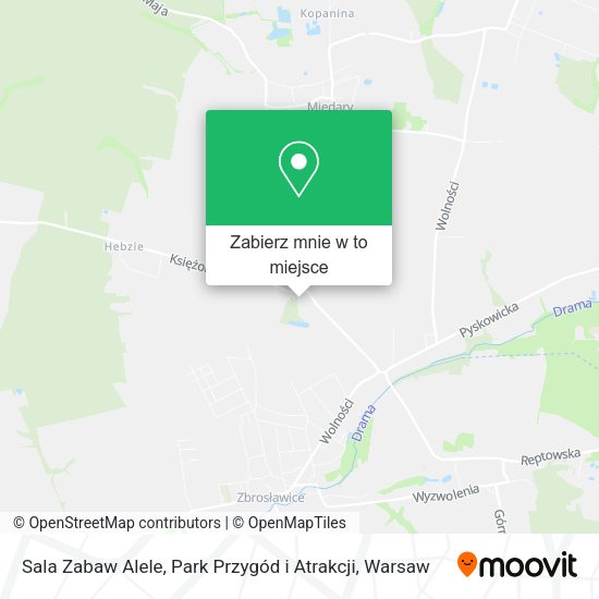 Mapa Sala Zabaw Alele, Park Przygód i Atrakcji