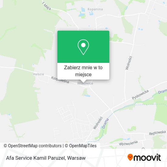 Mapa Afa Service Kamil Paruzel