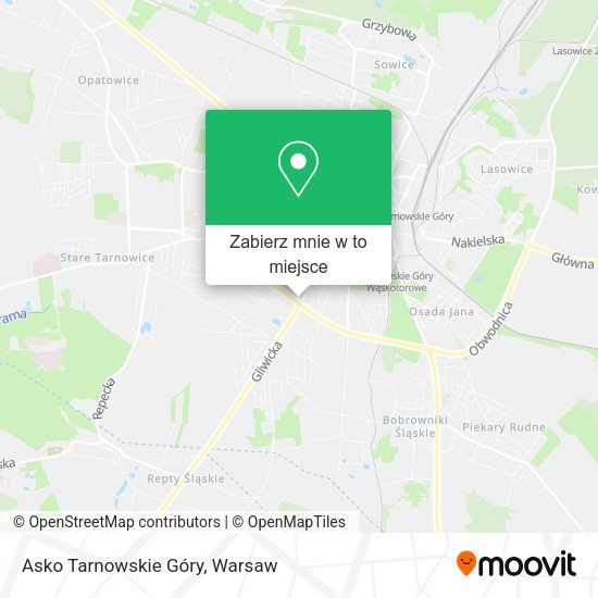 Mapa Asko Tarnowskie Góry