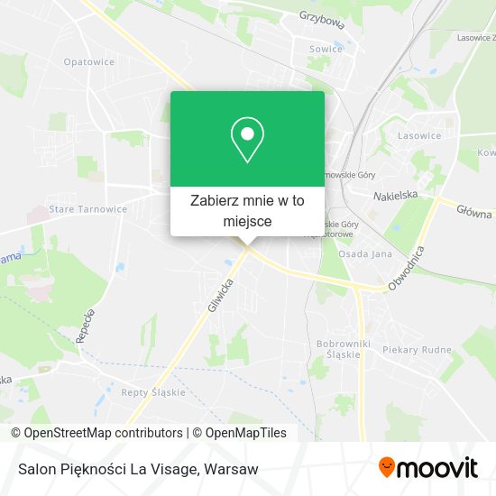 Mapa Salon Piękności La Visage