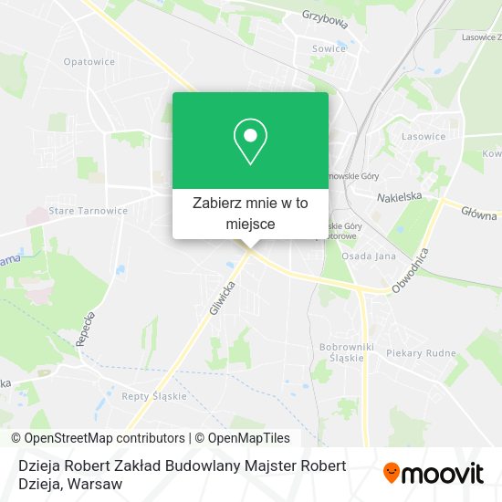 Mapa Dzieja Robert Zakład Budowlany Majster Robert Dzieja