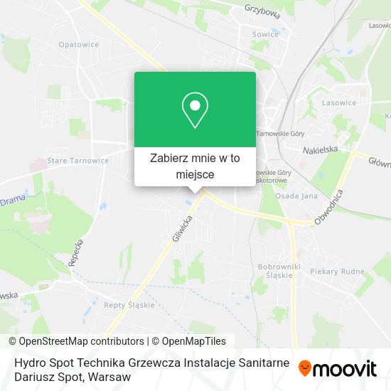 Mapa Hydro Spot Technika Grzewcza Instalacje Sanitarne Dariusz Spot