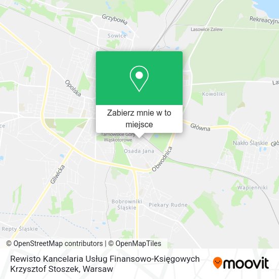 Mapa Rewisto Kancelaria Usług Finansowo-Księgowych Krzysztof Stoszek