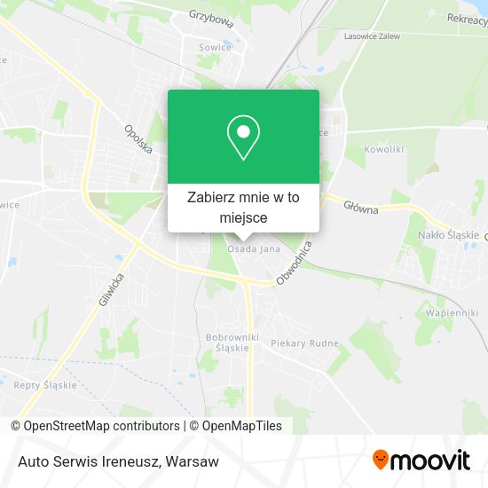 Mapa Auto Serwis Ireneusz