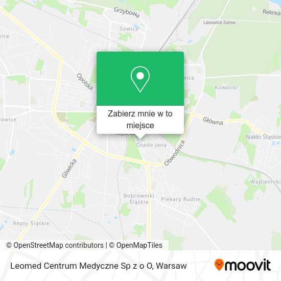 Mapa Leomed Centrum Medyczne Sp z o O