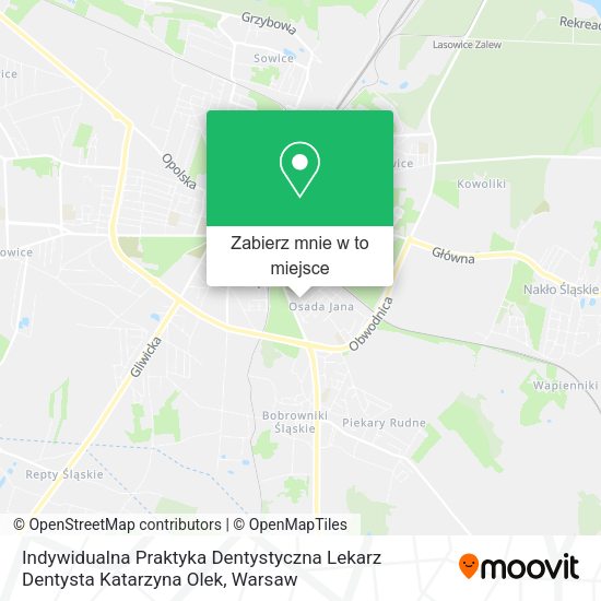 Mapa Indywidualna Praktyka Dentystyczna Lekarz Dentysta Katarzyna Olek