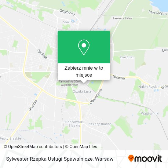 Mapa Sylwester Rzepka Usługi Spawalnicze