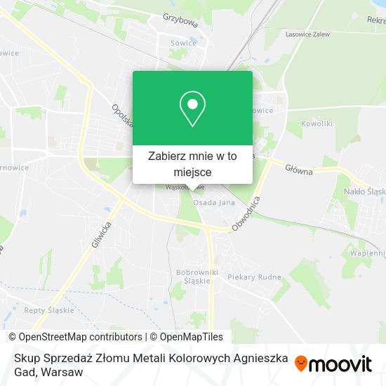 Mapa Skup Sprzedaż Złomu Metali Kolorowych Agnieszka Gad