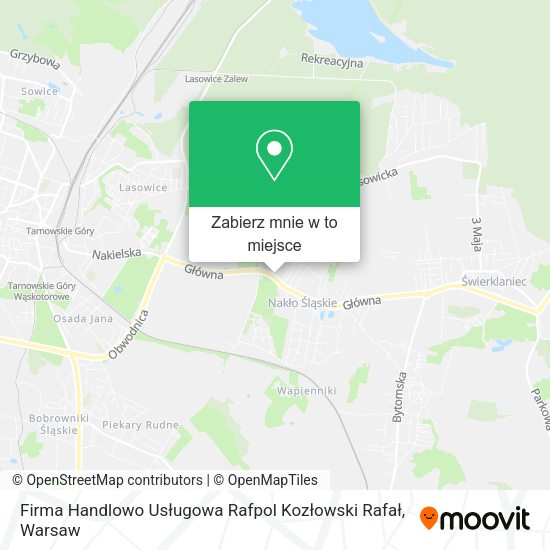 Mapa Firma Handlowo Usługowa Rafpol Kozłowski Rafał