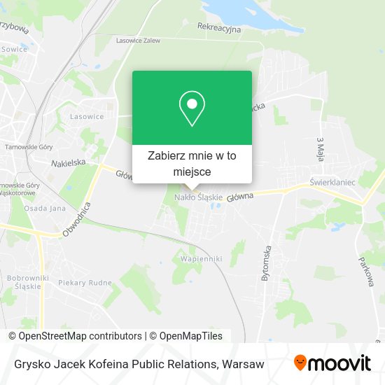 Mapa Grysko Jacek Kofeina Public Relations