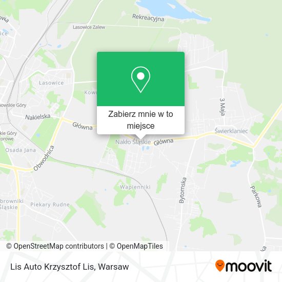 Mapa Lis Auto Krzysztof Lis