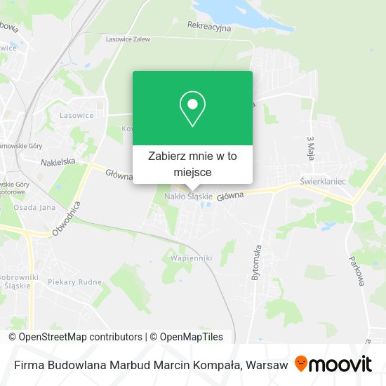 Mapa Firma Budowlana Marbud Marcin Kompała