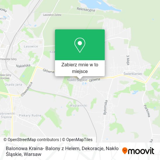 Mapa Balonowa Kraina- Balony z Helem, Dekoracje, Nakło Śląskie