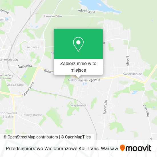 Mapa Przedsiębiorstwo Wielobranżowe Kol Trans