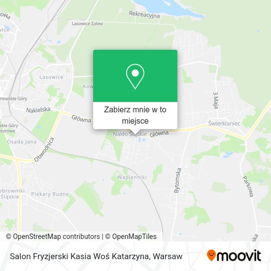 Mapa Salon Fryzjerski Kasia Woś Katarzyna