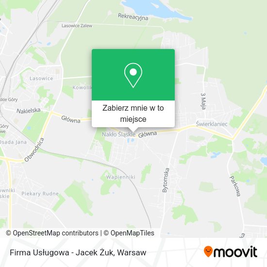 Mapa Firma Usługowa - Jacek Żuk