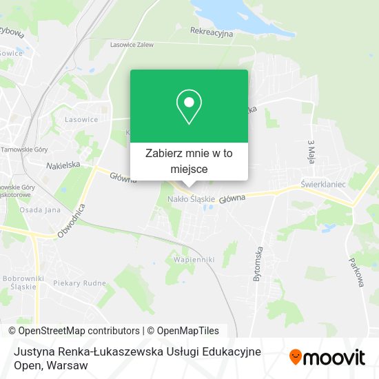 Mapa Justyna Renka-Łukaszewska Usługi Edukacyjne Open