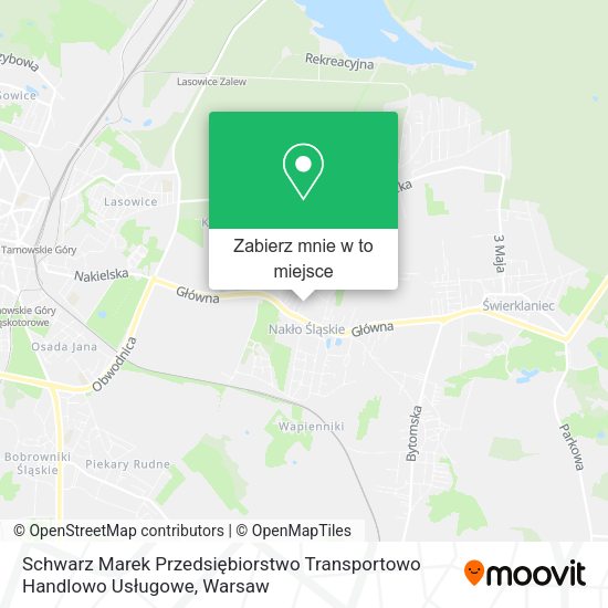 Mapa Schwarz Marek Przedsiębiorstwo Transportowo Handlowo Usługowe