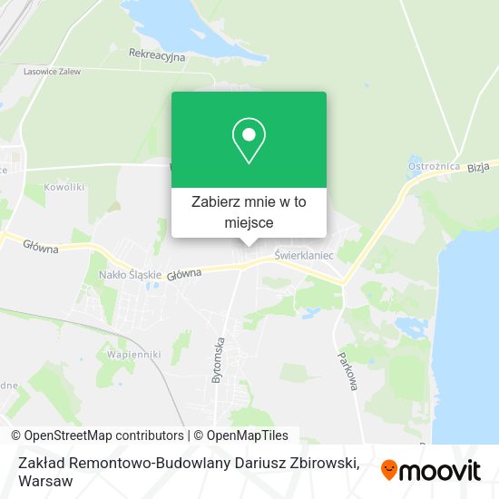 Mapa Zakład Remontowo-Budowlany Dariusz Zbirowski