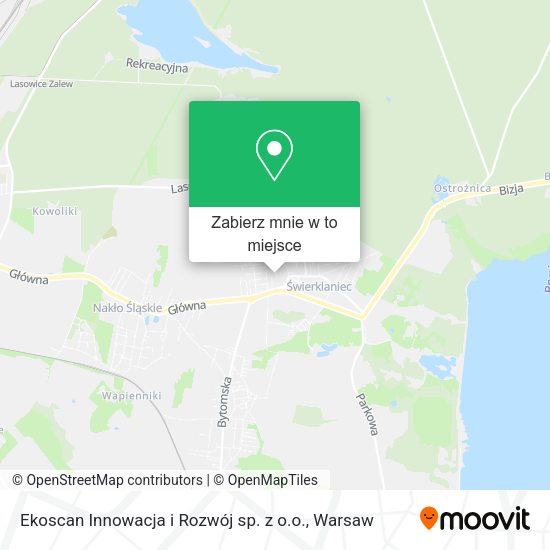 Mapa Ekoscan Innowacja i Rozwój sp. z o.o.