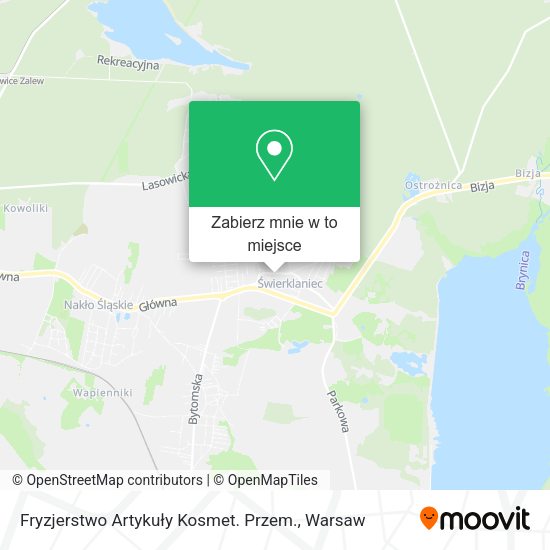 Mapa Fryzjerstwo Artykuły Kosmet. Przem.