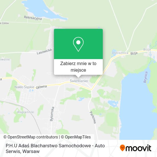 Mapa P.H.U Adaś Blacharstwo Samochodowe - Auto Serwis