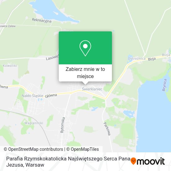 Mapa Parafia Rzymskokatolicka Najświętszego Serca Pana Jezusa