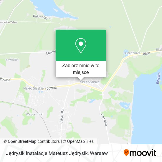 Mapa Jędrysik Instalacje Mateusz Jędrysik