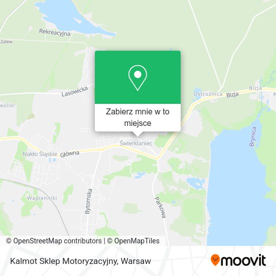 Mapa Kalmot Sklep Motoryzacyjny