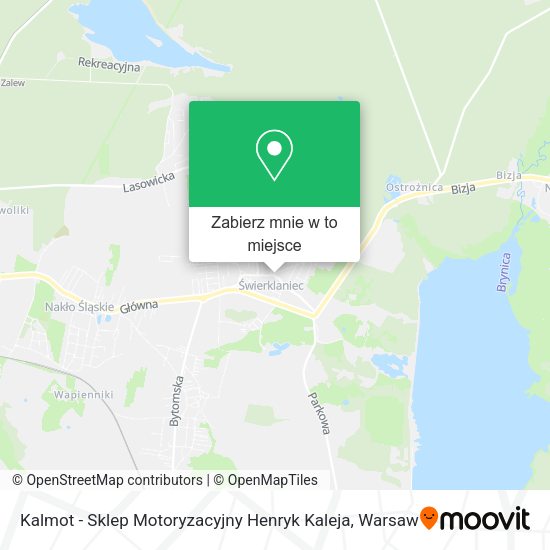 Mapa Kalmot - Sklep Motoryzacyjny Henryk Kaleja