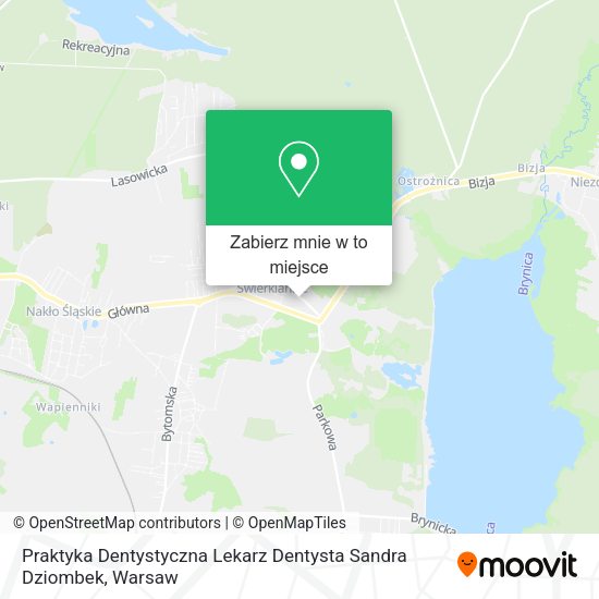 Mapa Praktyka Dentystyczna Lekarz Dentysta Sandra Dziombek