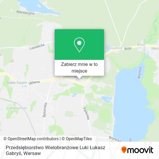 Mapa Przedsiębiorstwo Wielobranżowe Luki Łukasz Gabryś