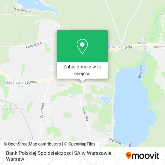 Mapa Bank Polskiej Spoldzielczosci SA w Warszawie