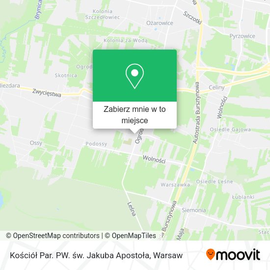 Mapa Kościół Par. PW. św. Jakuba Apostoła