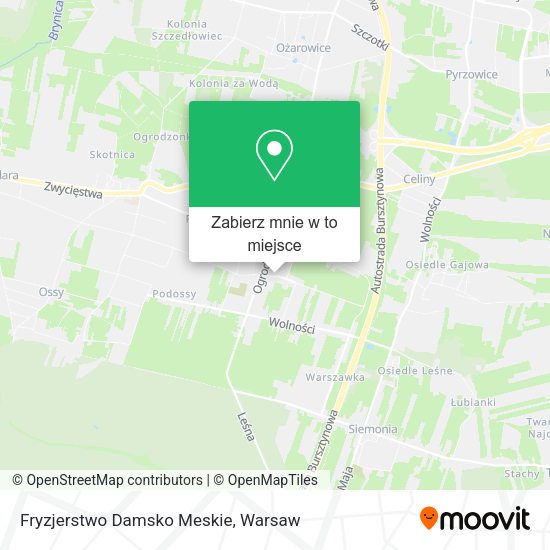 Mapa Fryzjerstwo Damsko Meskie