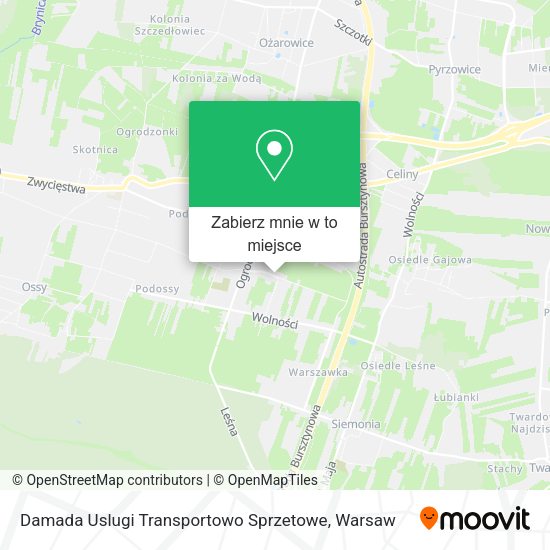 Mapa Damada Uslugi Transportowo Sprzetowe