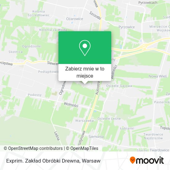 Mapa Exprim. Zakład Obróbki Drewna