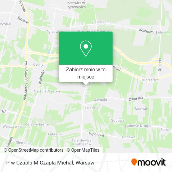 Mapa P w Czapla M Czapla Michał