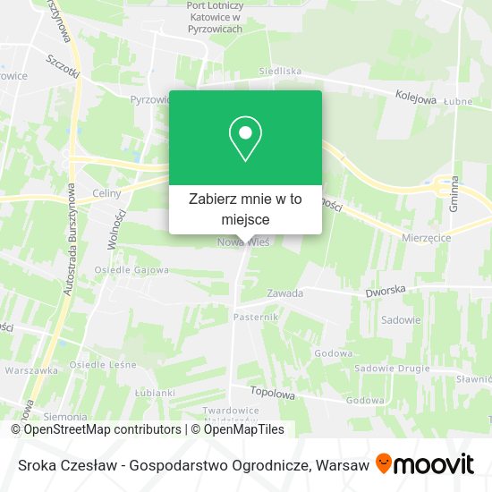 Mapa Sroka Czesław - Gospodarstwo Ogrodnicze