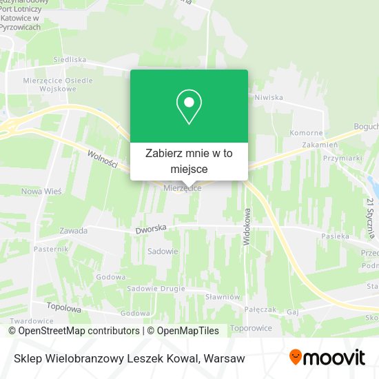 Mapa Sklep Wielobranzowy Leszek Kowal