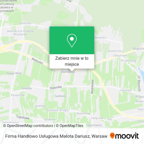 Mapa Firma Handlowo Usługowa Małota Dariusz