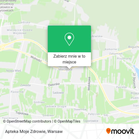 Mapa Apteka Moje Zdrowie