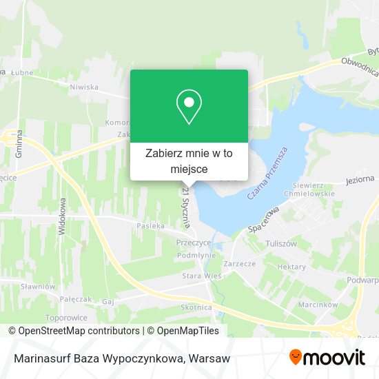 Mapa Marinasurf Baza Wypoczynkowa