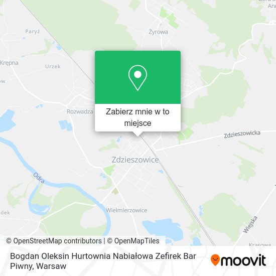 Mapa Bogdan Oleksin Hurtownia Nabiałowa Zefirek Bar Piwny