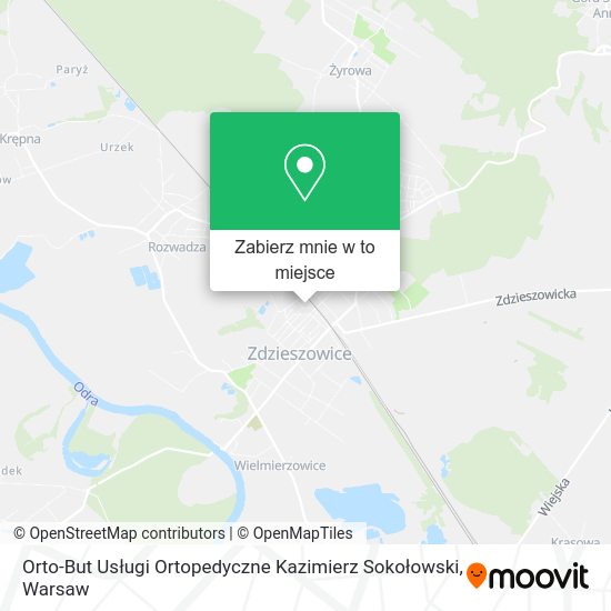 Mapa Orto-But Usługi Ortopedyczne Kazimierz Sokołowski