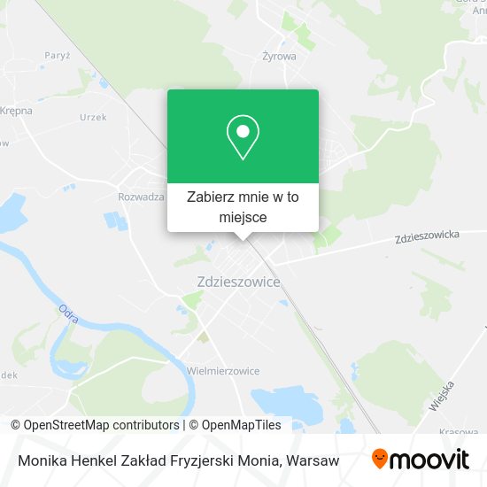 Mapa Monika Henkel Zakład Fryzjerski Monia